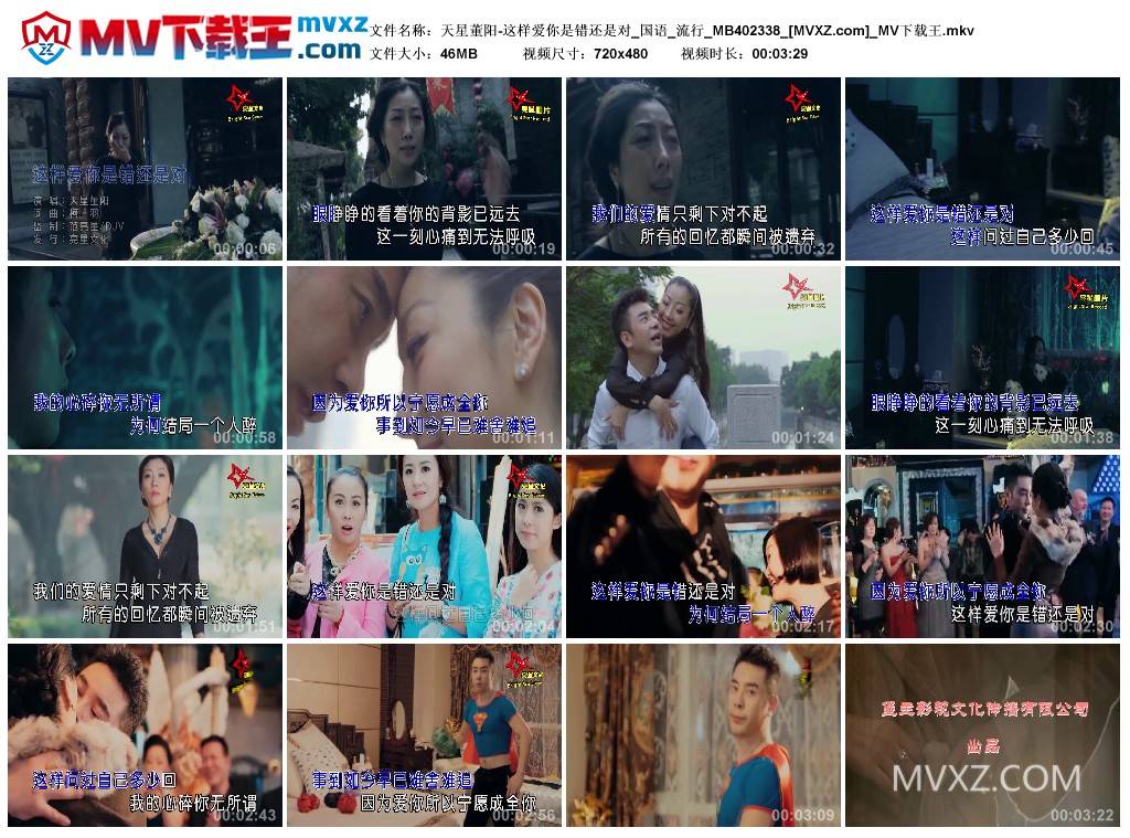 天星董阳-这样爱你是错还是对_国语_流行_MB402338